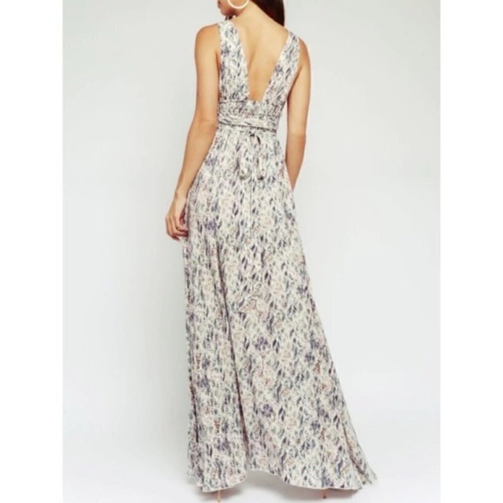 NEW Olivaceous Amy Blush Snake Print Maxi Dress S - Picture 3 of 15